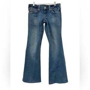 True Religion Joey Low Flare Jeans - Size 31